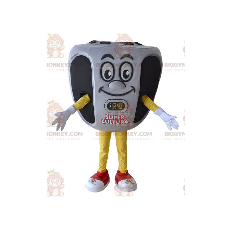 Gray and Black Music Player Radio BIGGYMONKEY™ Mascot Costume –