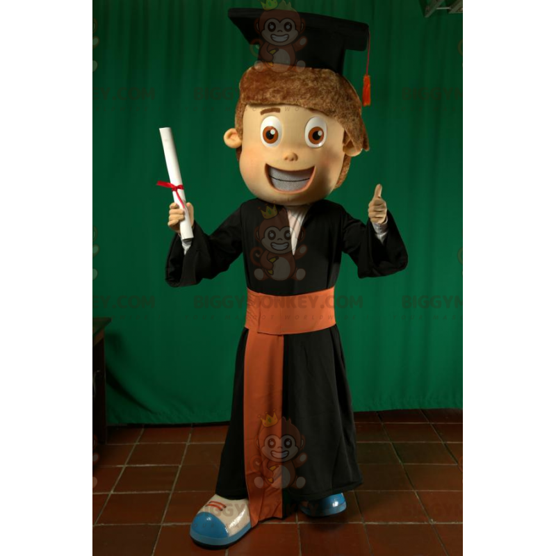 Fresh Graduate BIGGYMONKEY™ Mascot Costume with Hat and Gown - Fresh Graduate BIGGYMONKEY™ Mascot Costume with Hat and Gown -