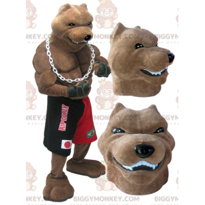 BIGGYMONKEY™ Mascot Costume Giant, Muscular Pedigree Dog In