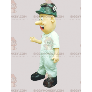  BIGGYMONKEY™ maskotkostume af mand klædt ud som bygningsarbejder med hård hat - Mænds maskoter - BiggyMonkey.com