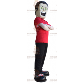 Στολή μασκότ ψηλού άνδρα BIGGYMONKEY™ με ωραία κατασκευή -