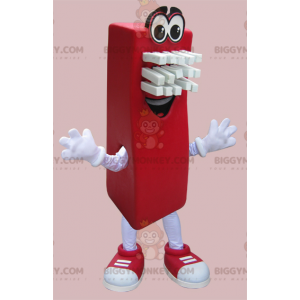 Costume da mascotte BIGGYMONKEY™ con pennello rettangolare