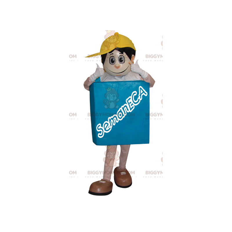 Costume de mascotte BIGGYMONKEY™ de bonhomme avec un corps Costume de mascotte BIGGYMONKEY™ de bonhomme avec un corps