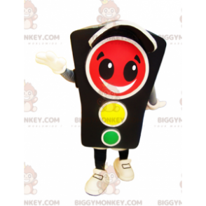 Kostým s usměvavým semaforem BIGGYMONKEY™ Maskot Kostým Zelené