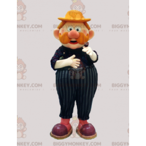 BIGGYMONKEY™ μασκότ Κοστούμι του Ginger Man με μουστάκι και