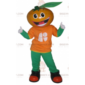Tangerine Clementine Orange BIGGYMONKEY™ maskotkostume -