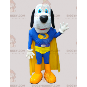 Blue and Yellow Superhero Cute Dog BIGGYMONKEY™ Mascot Costume - Dog mascots - BIGGYMONKEY_06721 - BiggyMonkey.com