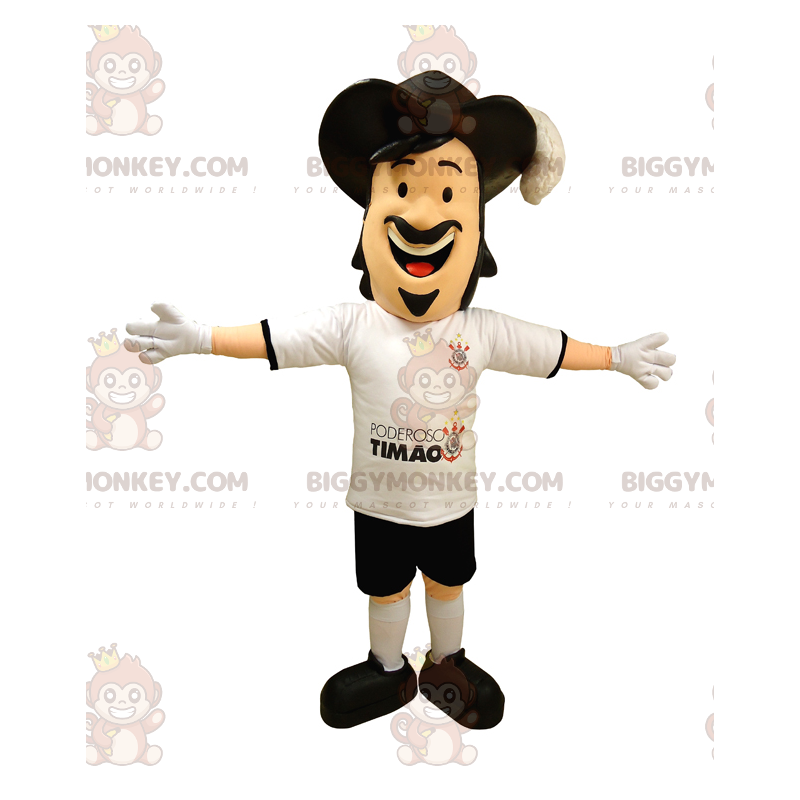 Disfraz de mascota Mosquetero Hombre BIGGYMONKEY™ con lindo Disfraz de mascota Mosquetero Hombre BIGGYMONKEY™ con lindo