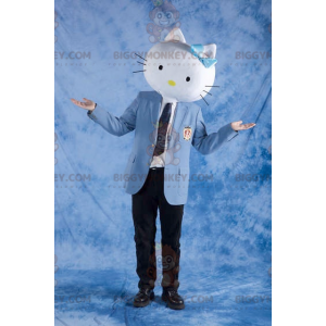 Costume da mascotte BIGGYMONKEY™ con testa di gatto Hello Kitty