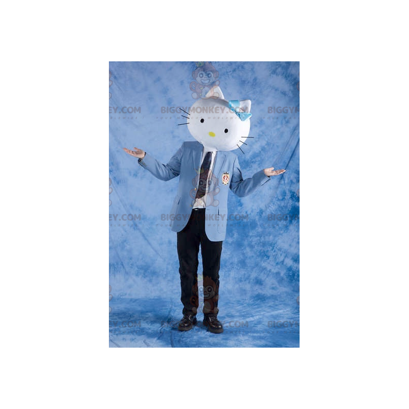 Disfraz de mascota Hello Kitty Cat Head BIGGYMONKEY™ - Disfraz de mascota Hello Kitty Cat Head BIGGYMONKEY™ -