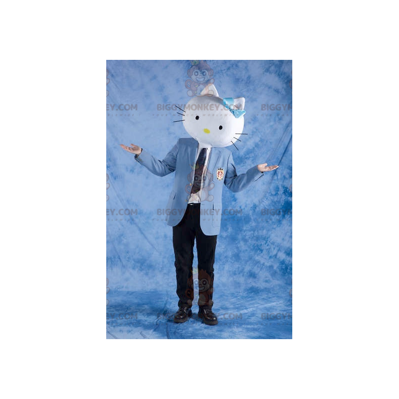 Hello Kitty Cat Head BIGGYMONKEY™ Mascot Costume –