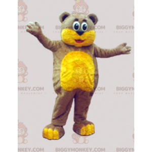 Μαλακό καφέ και κίτρινο κοστούμι μασκότ Teddy BIGGYMONKEY™ - Μασκότ αρκούδας - BIGGYMONKEY_06755 - BiggyMonkey.com