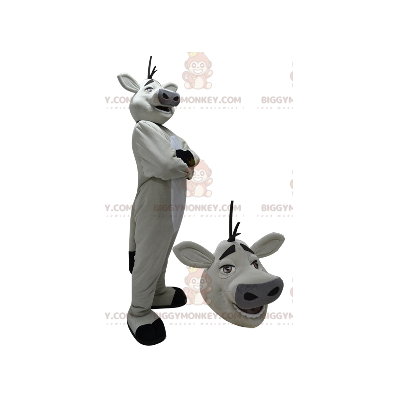 Kostium maskotki z biało-czarną krową BIGGYMONKEY™ - Kostium maskotki z biało-czarną krową BIGGYMONKEY™ -
