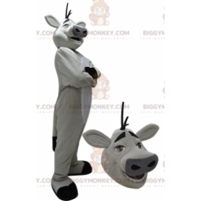 BIGGYMONKEY™ Giant White and Black Cow Mascot Costume –