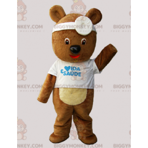 Kostým maskota doktora BIGGYMONKEY™ Teddy Bear Brown –