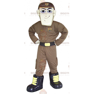 Costume de mascotte BIGGYMONKEY™ d'homme en tenue futuriste