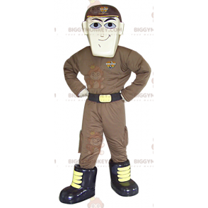 Fato de mascote BIGGYMONKEY™ de homem com roupa futurista Fato