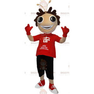 BIGGYMONKEY™ Character Mascot Costume with Round Eyes and