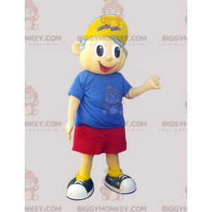 Costume de mascotte BIGGYMONKEY™ de petit garçon en short