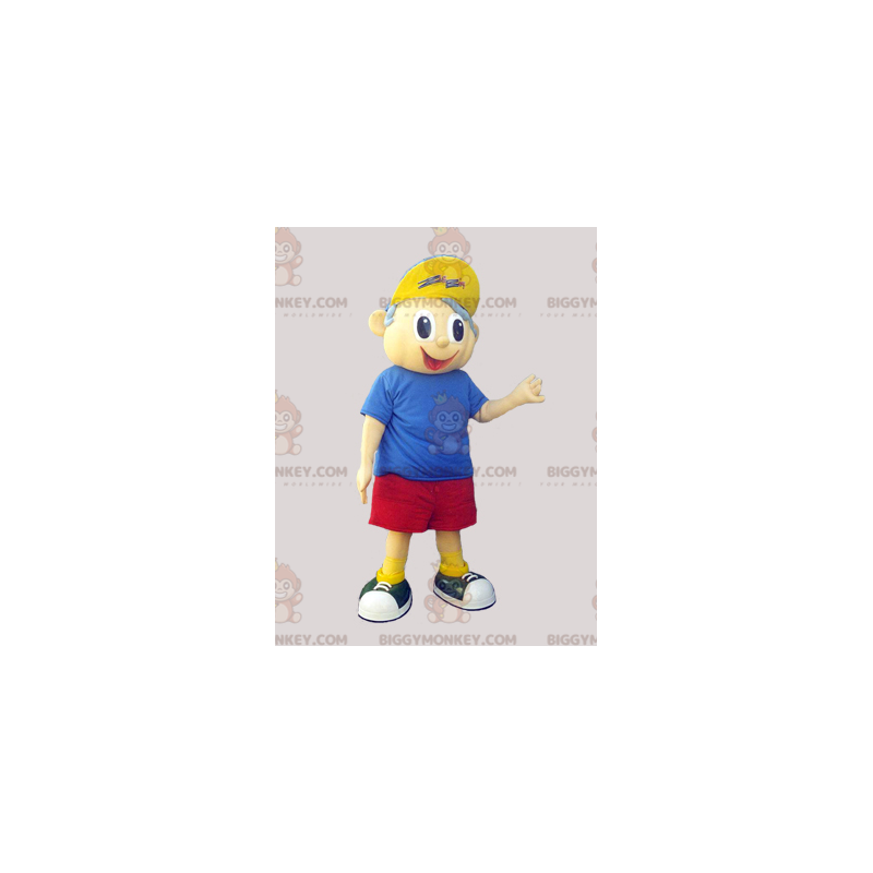 BIGGYMONKEY™-Maskottchenkostüm für kleinen Jungen mit Shorts BIGGYMONKEY™-Maskottchenkostüm für kleinen Jungen mit Shorts