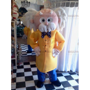 Sehr stilvolles Opa BIGGYMONKEY™ Maskottchen-Kostüm mit Jacke und Fliege - Nicht klassifizierte Maskottchen - BiggyMonkey.com