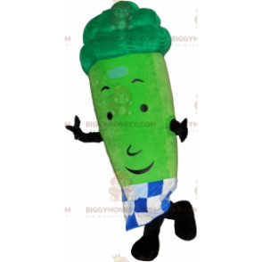 Broccoli Green Vegetable BIGGYMONKEY™ Mascot Costume. green man