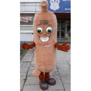 Giant Sausage BIGGYMONKEY™ Mascot Costume. Deli BIGGYMONKEY™