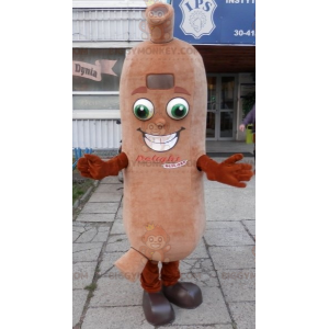 Riesenwurst BIGGYMONKEY™ Maskottchenkostüm. Deli BIGGYMONKEY™