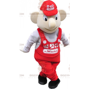 Garage Worker Salesman BIGGYMONKEY™ Mascot Costume -