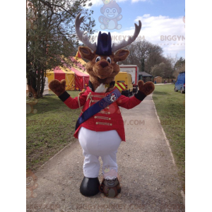 Circus Costume Caribou Reindeer BIGGYMONKEY™ Mascot Costume -