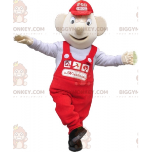 Garage Worker Salesman BIGGYMONKEY™ Mascot Costume -