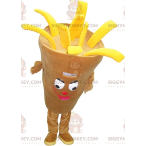 Fries Cone BIGGYMONKEY™ Maskotdräkt. Snack Shop BIGGYMONKEY™