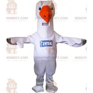 BIGGYMONKEY™ Disfraz de mascota de gaviota cisne de ganso
