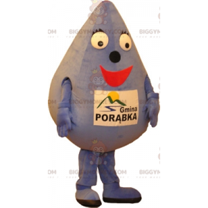 Traje de mascote gigante roxo Blob BIGGYMONKEY™. Traje de
