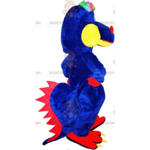 BIGGYMONKEY™ Maskottchenkostüm mit rot-gelbem und blauem