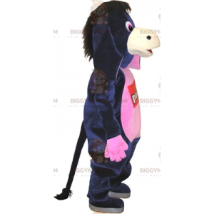 Modrý a růžový kostým maskota Jenny Donkey BIGGYMONKEY™. Kostým
