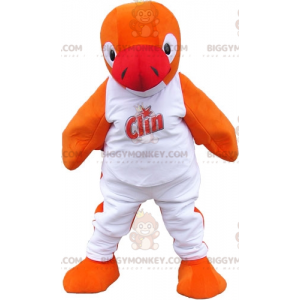 Costume de mascotte BIGGYMONKEY™ de poisson orange. Costume de