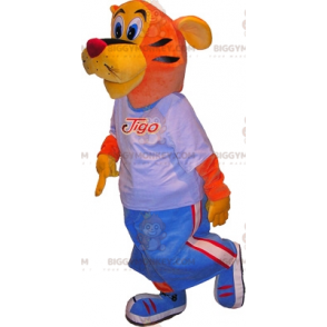 BIGGYMONKEY™ baskettigermaskotdräkt. Sporttiger BIGGYMONKEY™