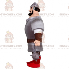 Kostým maskota BIGGYMONKEY™ velmi svalnatého rytíře s brněním a helmou - Lidští maskoti - BIGGYMONKEY_06857 - BiggyMonkey.com