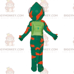Big Tongue Grün und Orange Chamäleon BIGGYMONKEY™ Maskottchen-Kostüm - Nicht klassifizierte Maskottchen - BiggyMonkey.com