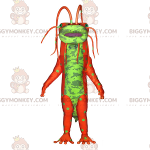 Costume de mascotte BIGGYMONKEY™ de monstre d'insecte vert et