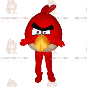 Costume de mascotte BIGGYMONKEY™ du oiseau rouge du jeu vidéo