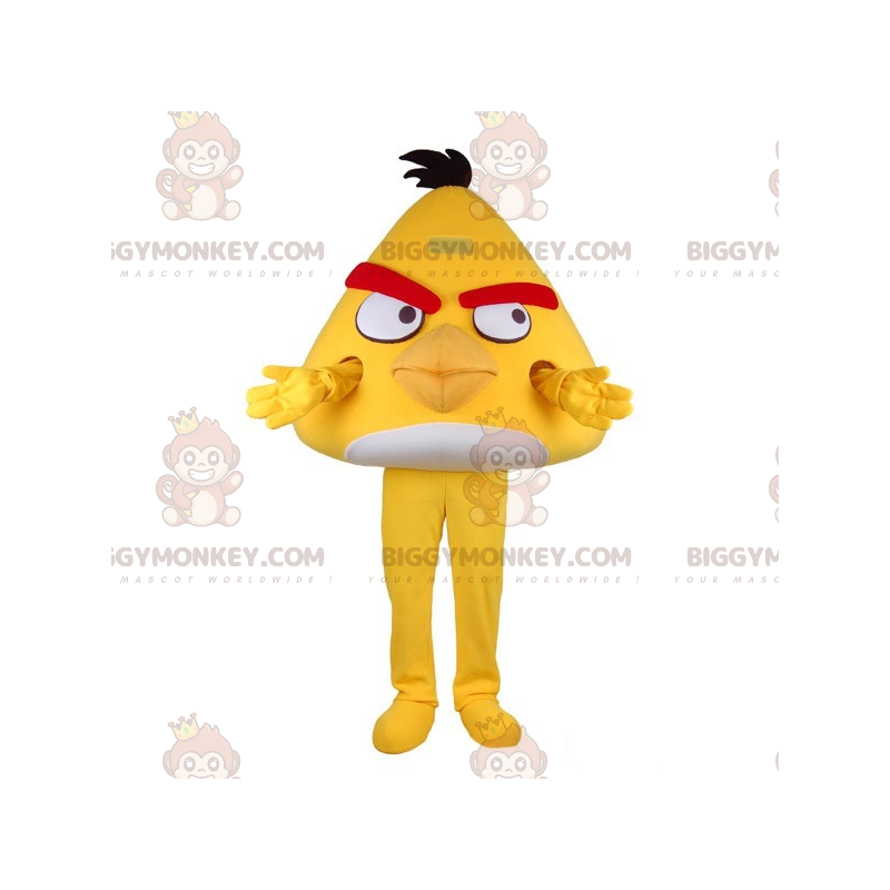 Disfraz de mascota BIGGYMONKEY™ del famoso pájaro amarillo del Disfraz de mascota BIGGYMONKEY™ del famoso pájaro amarillo del