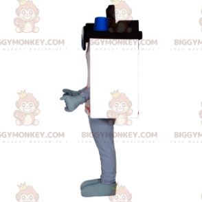 Färgglad leende jättebilbatteri BIGGYMONKEY™ maskotdräkt - Oklassificerade maskot - BIGGYMONKEY_06873 - BiggyMonkey.com