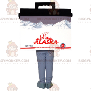 Colorful Smiling Giant Car Battery BIGGYMONKEY™ Mascot Costume