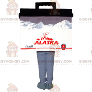 Colorful Smiling Giant Car Battery BIGGYMONKEY™ Mascot Costume