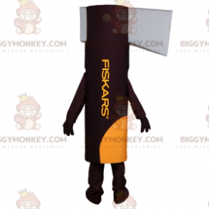 Brun og grå kæmpeøkse BIGGYMONKEY™ maskotkostume. Værktøj