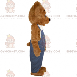Soft and cute giant brown bear BIGGYMONKEY™ mascot costume.