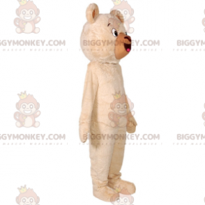 Soft and Cute Giant Beige Bear BIGGYMONKEY™ Mascot Costume –