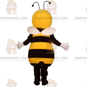 Kostým maskota BIGGYMONKEY™ obří žluté a černé včely. Kostým